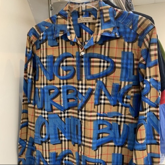 burberry graffiti shirt